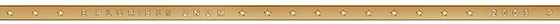 The edge of a Native American dollar shown unrolled as a narrow strip, reading E PLURIBUS UNUM followed by stars, the date and the mint mark in sunken letters